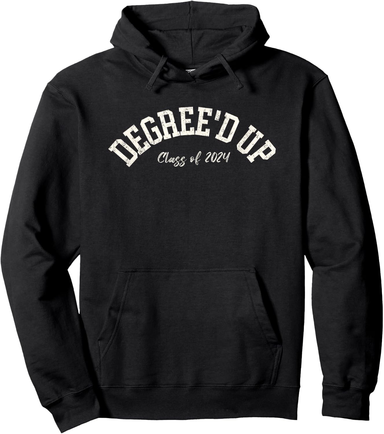 2024 Graduation Gift, Degree'd Up, College Graduate , Small, Black
