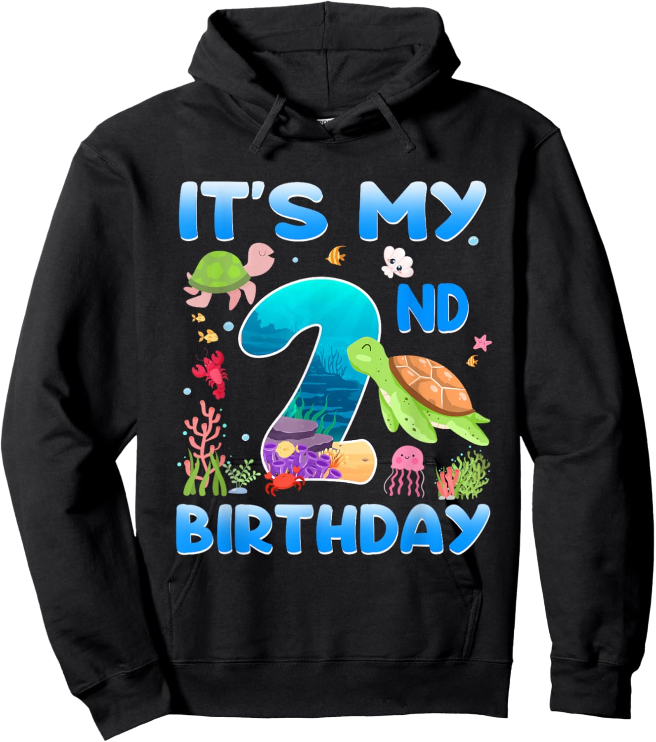 2 Year Old Girls Boys 2nd Birthday Sea Turtle Themed
