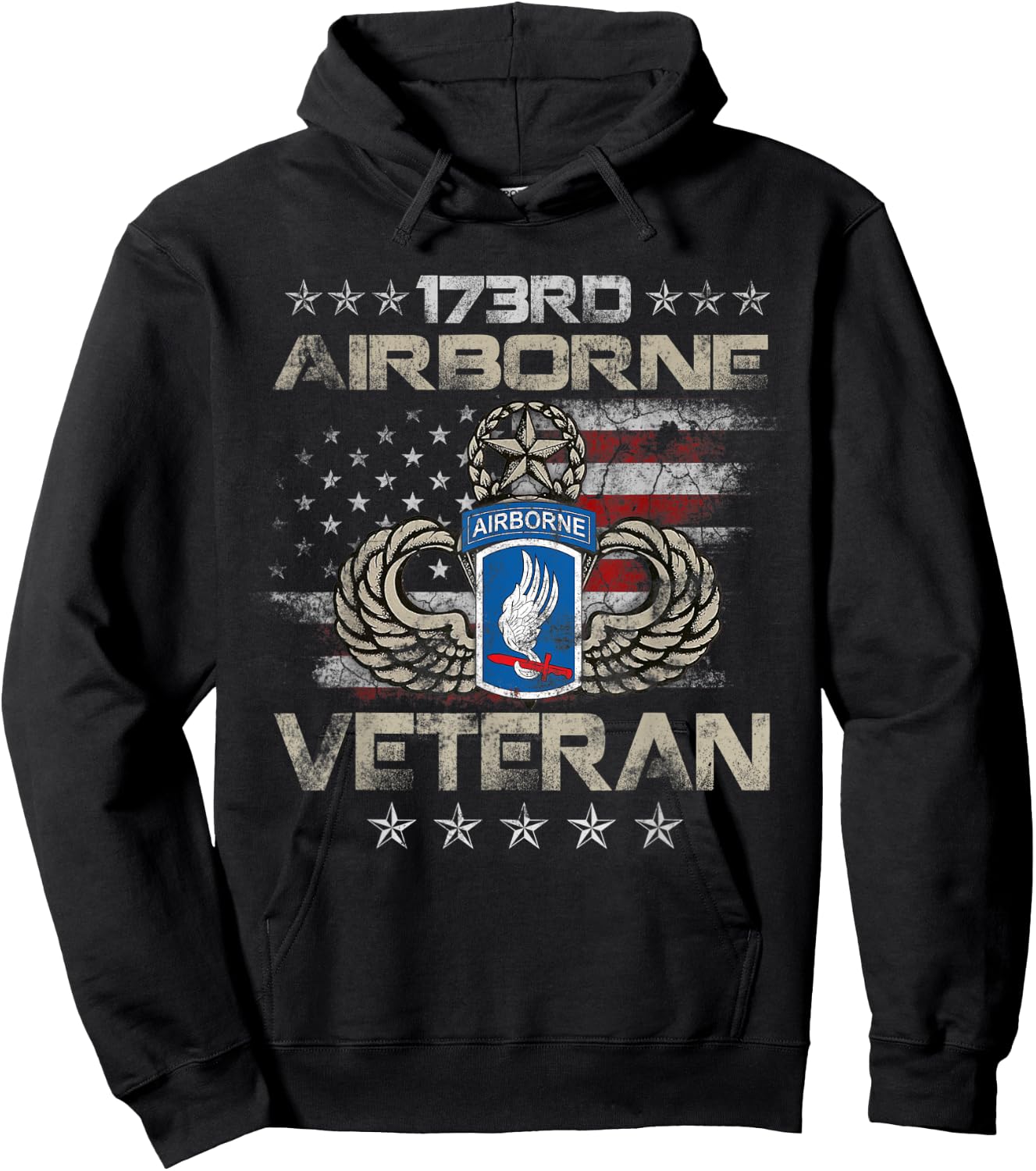 173rd Airborne Brigade Veteran U.S Flag Airborne Paratrooper