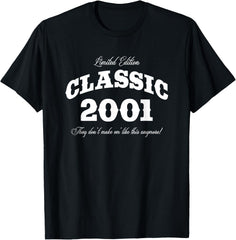 24 Year Old Vintage Classic Car 2001 24th Birthday