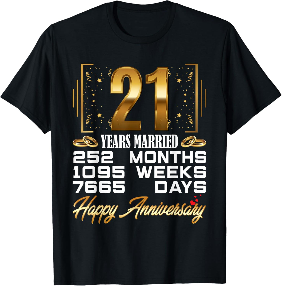 21 Years Married - Funny 21st Wedding Anniversary