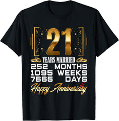 21 Years Married - Funny 21st Wedding Anniversary
