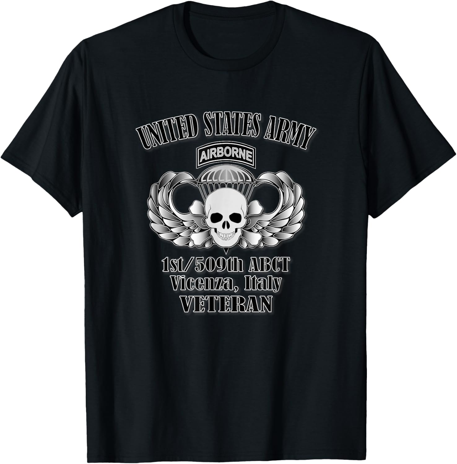 1st/509th ABCT Vicenza, Italy- Veteran (Front Design)