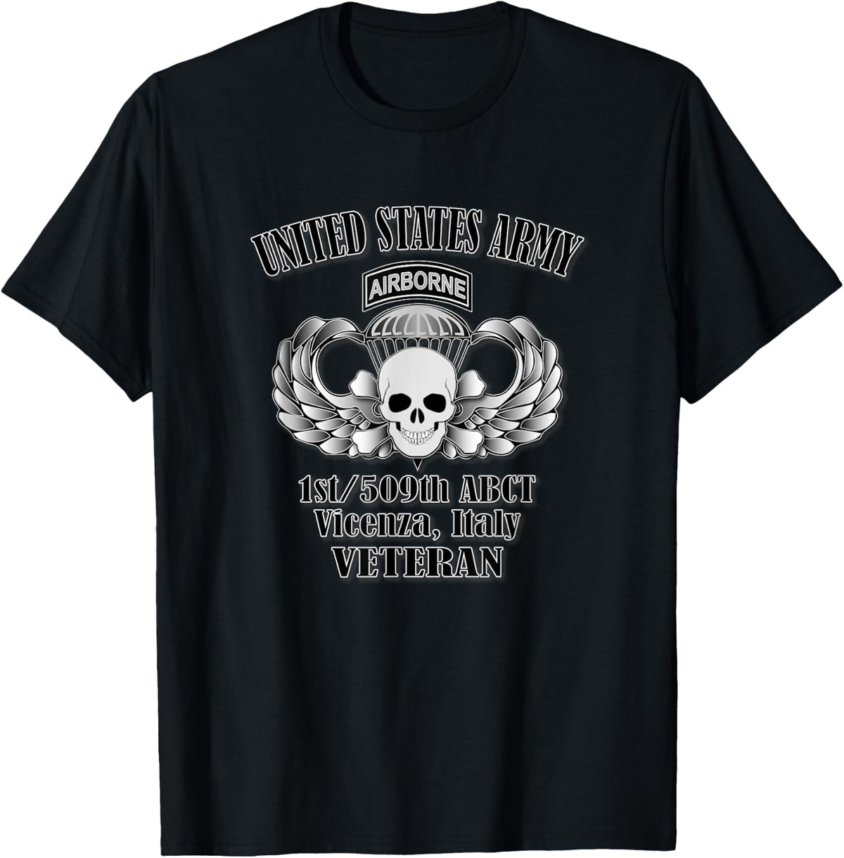 1st/509th ABCT Vicenza, Italy- Veteran (Front Design)