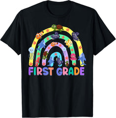 1St Grade Teacher Rainbow Ocean Animal First Grade Men Women Kids